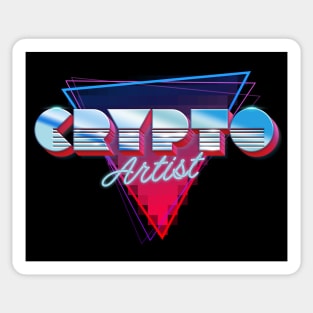 non fungible cryptoartist Sticker